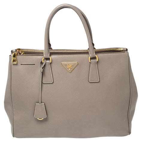 prada argilla handbag|Prada Argilla Gray Saffiano Lux Leather Large Satchel Handbag .